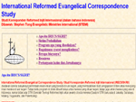 International Reformed Evangelical Correspondence Study